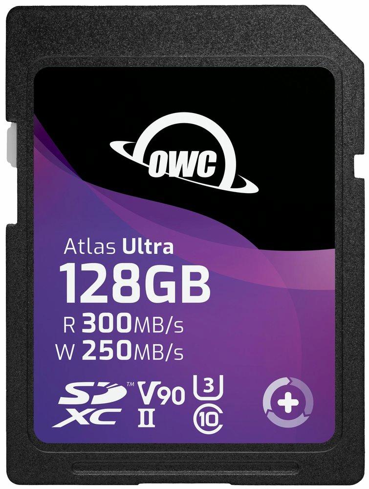 OWC Atlas Ultra SDXC UHS‑II V90 128 GB – 512GB OWC Atlas Ultra SDXC UHS‑II V90 128 GB – 512GB